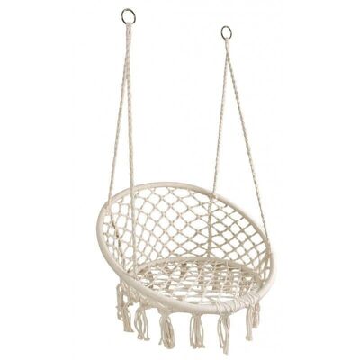 Cotton and metal hammock chair-JHA1290