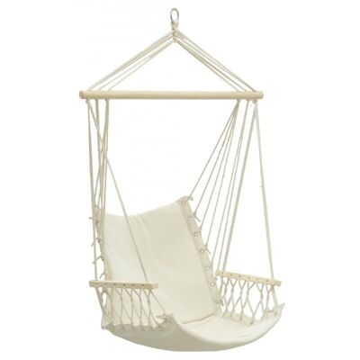 Cotton and wood hammock chair-JHA1400