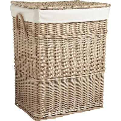 Wicker laundry basket light-KLI2251C