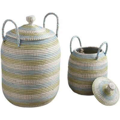 Seagrass laundry baskets-KLI316S