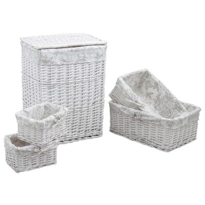 Panier à linge + 4 corbeilles-KLI323SC