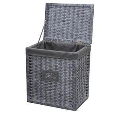 Wicker and rope laundry baskets-KLI324SC