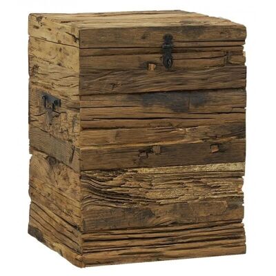 Cofre de madera maciza reciclada-KMA2160