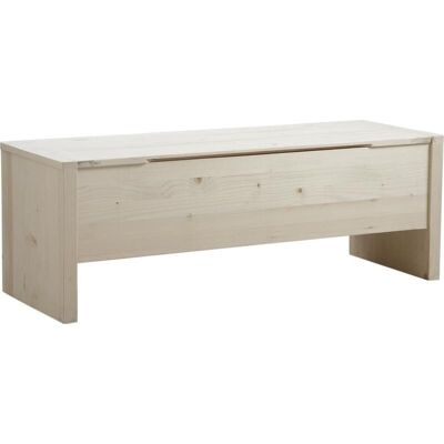 Raw wood chest bench-MBC1170