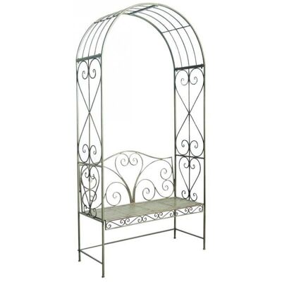 Garden arch with bench-MBC1210