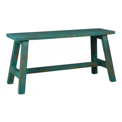 Bench in antique green mahogany-MBC1460