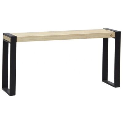 Bench in pine and metal-MBC1530