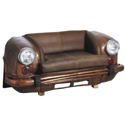 Buffalo leather car sofa-MCA1400V