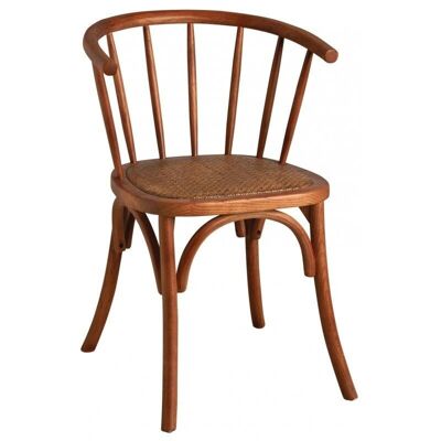 Stuhl aus Buche und Rattan-MCH1610