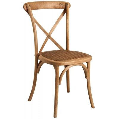 Stackable elm bistro chair-MCH1630
