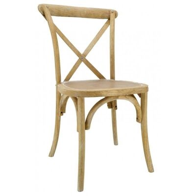 Stackable elm bistro chair-MCH1810