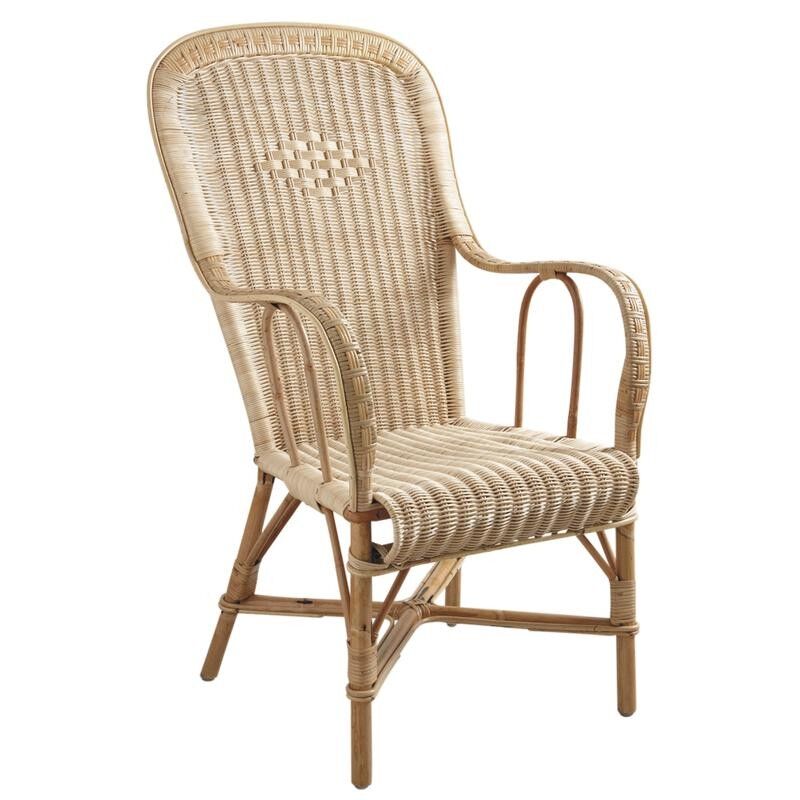 Poltrona in manau e midollo di rattan-MFA1210