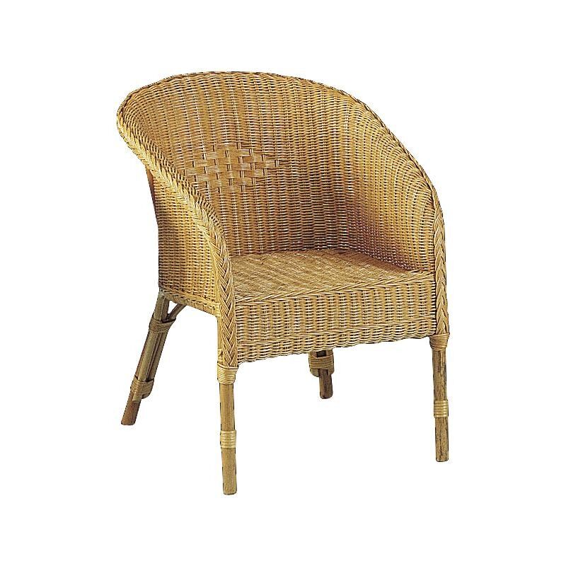 Poltrona in midollo di rattan-MFA1270