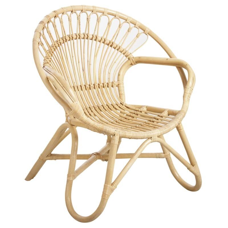 Poltrona in rattan naturale-MFA2860