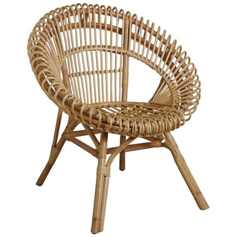 Lettino prendisole in rattan-MFA3220