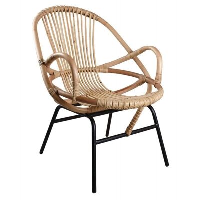 Rattan shell armchair-MFA3260