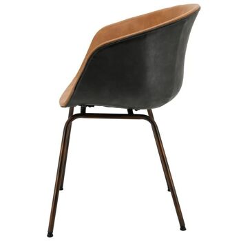 Fauteuil en polyuréthane camel-MFA3340 2