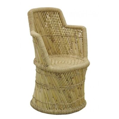 Armchair in natural reed-MFA3650