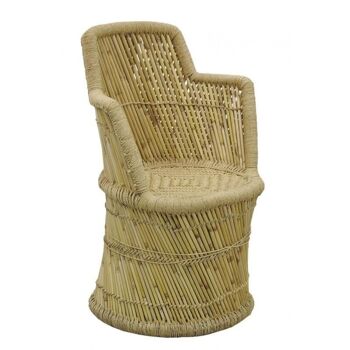 Fauteuil en roseau naturel-MFA3650 1