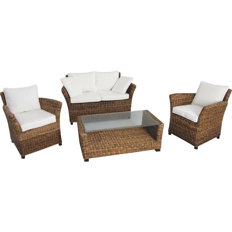 4-teilige Bananenlounge Celebes-MSA137SCV