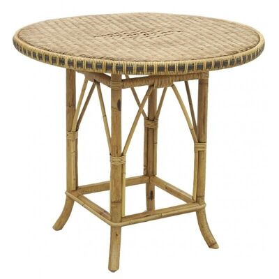 Rattan table and manau-MTA1510