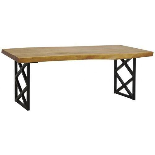 Table en bois de suar patiné-MTA1660