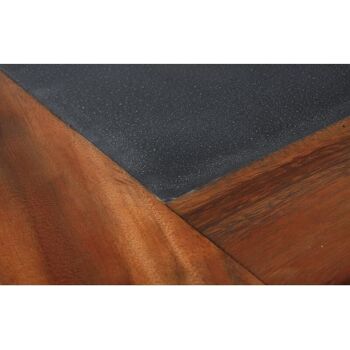 Table basse Alice en bois de suar massif et métal-MTB1330 2