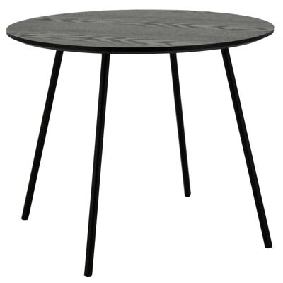 Runder Tisch mit gebeizter Holzplatte-MTB1792