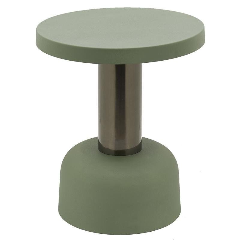 Tavolino in metallo kaki-MTB1920