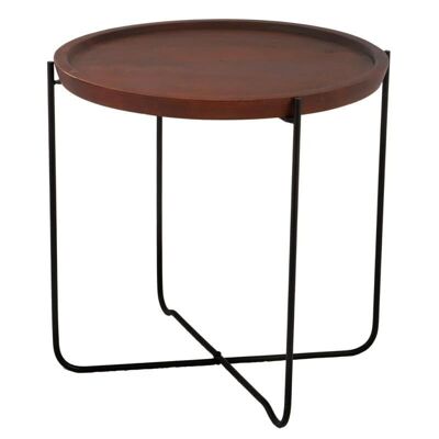 Mesa plegable en metal y madera-MTB1940