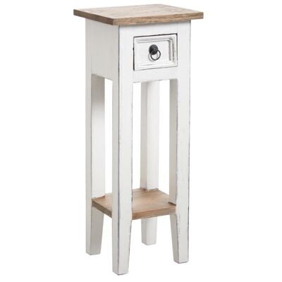 Table en bois blanc antique-MTN1130