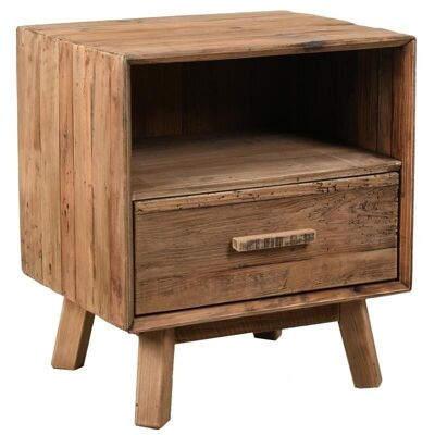 Recycled pine bedside table-MTN1230