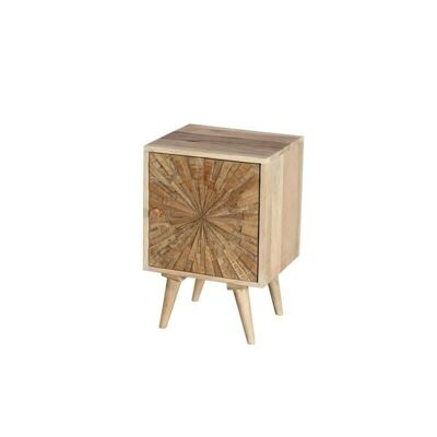 Mango wood bedside table-MTN1300