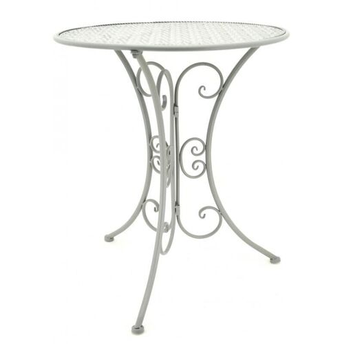 Table pliante en métal gris-MTT1290