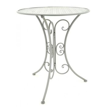 Table pliante en métal gris-MTT1290 1