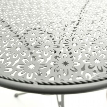 Table pliante en métal gris-MTT1290 2