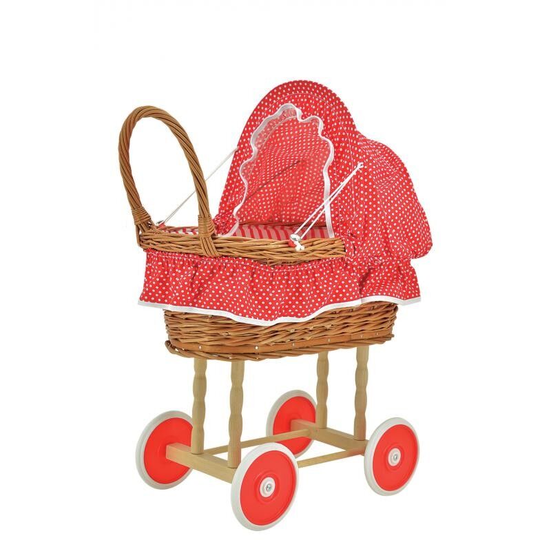 Cuna de muñeca de mimbre-NBE1270C