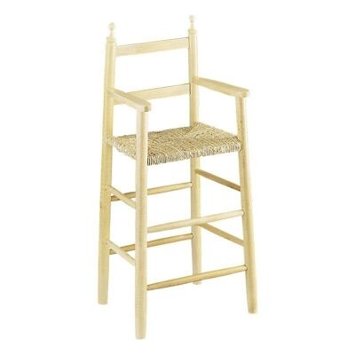 High chair in bleached natural beech-NCH1030