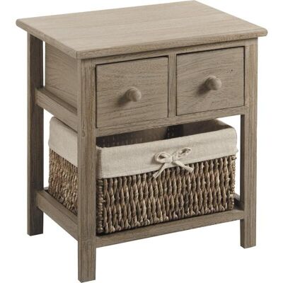 Chest of 3 drawers in poplar and corn-NCM2050J