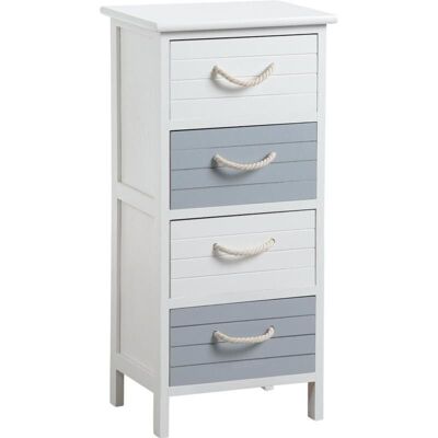 Chest of 4 drawers in medium-NCM2340