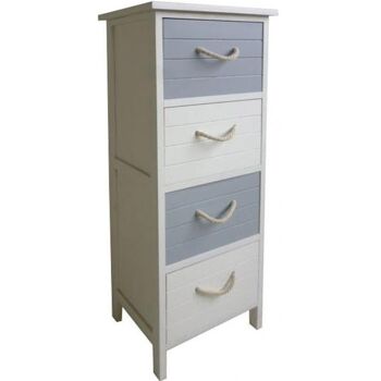 Commode 4 tiroirs en medium-NCM2340 2