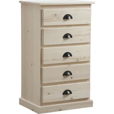Chest of drawers in raw wood-NCM2620
