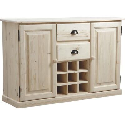 Raw wood kitchen sideboard-NCM2730