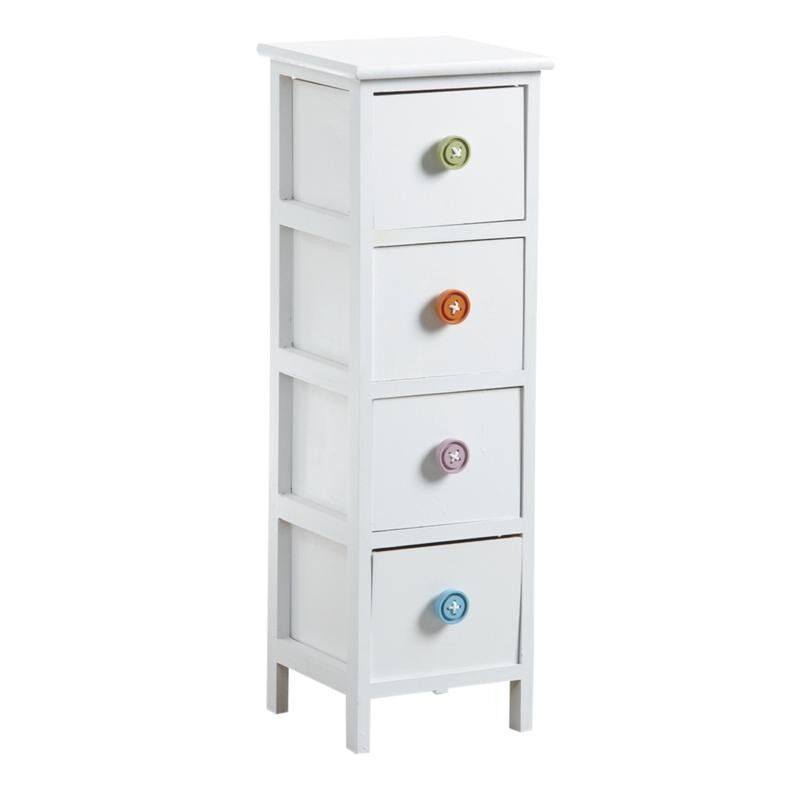 Cassettiera 4 cassetti con pomoli-NCM2880