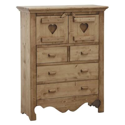 Spruce chest of drawers-NCM2920