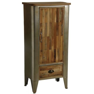 Armadio in legno e metallo-NCM3270
