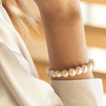 Bracelets souples - Perles d'argent 4