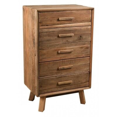 Chest of drawers in reclaimed pine-NCM3440