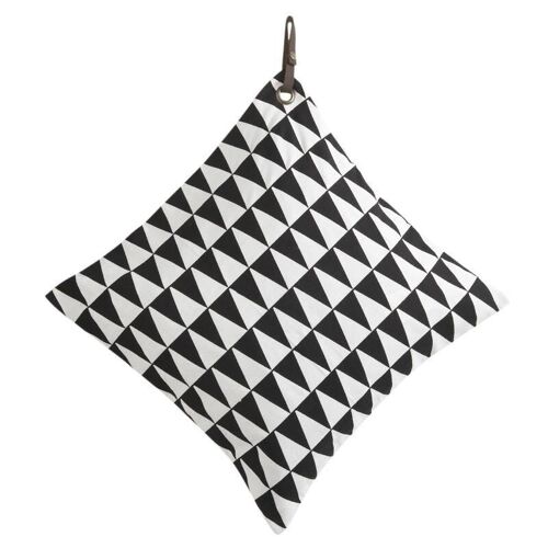 Coussin en coton triangles-NCO1950