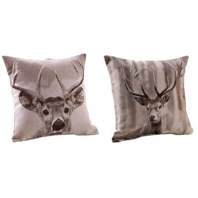 Cotton deer cushion-NCO2370